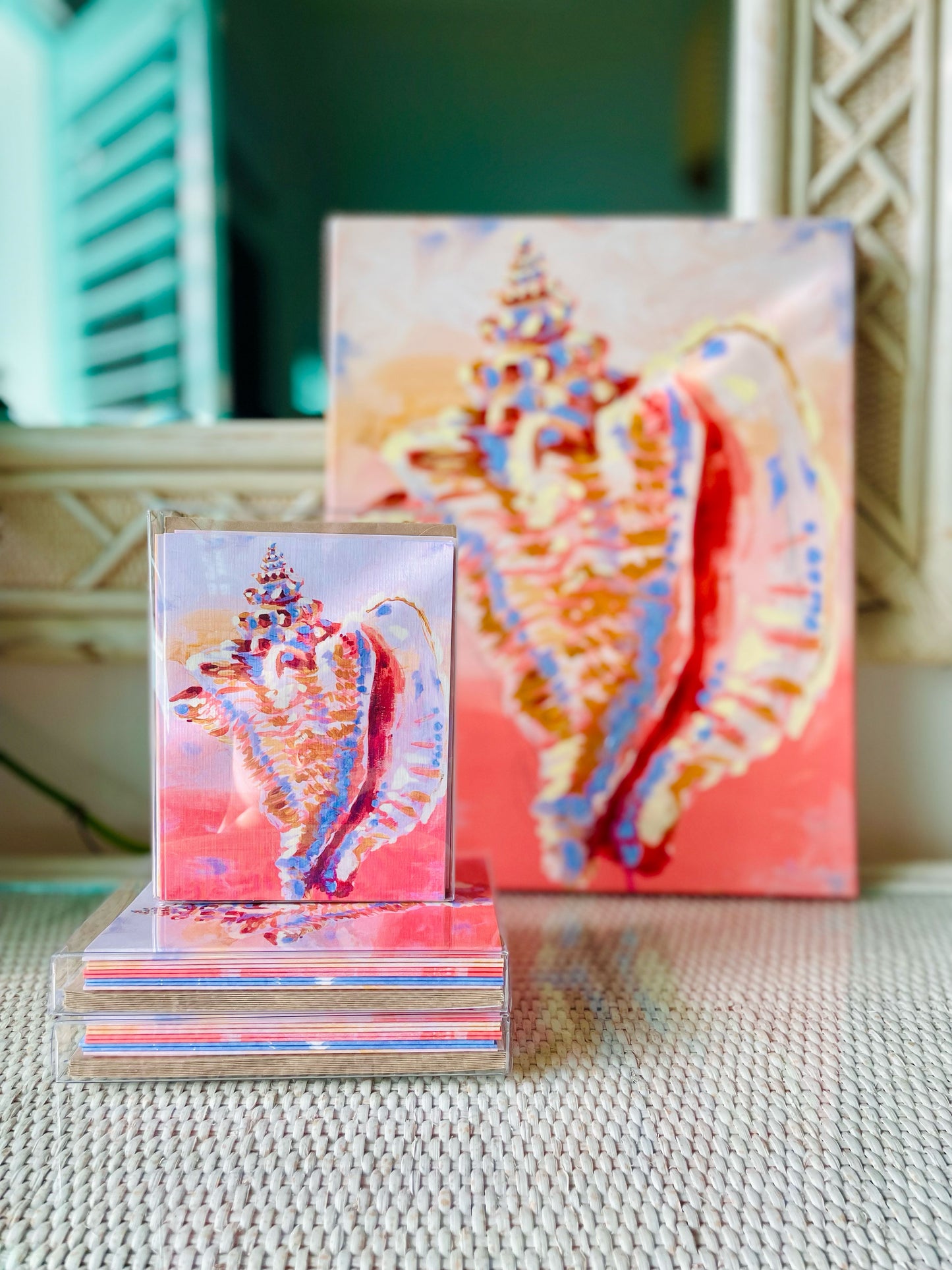 Folded Note Cards: Shell Series