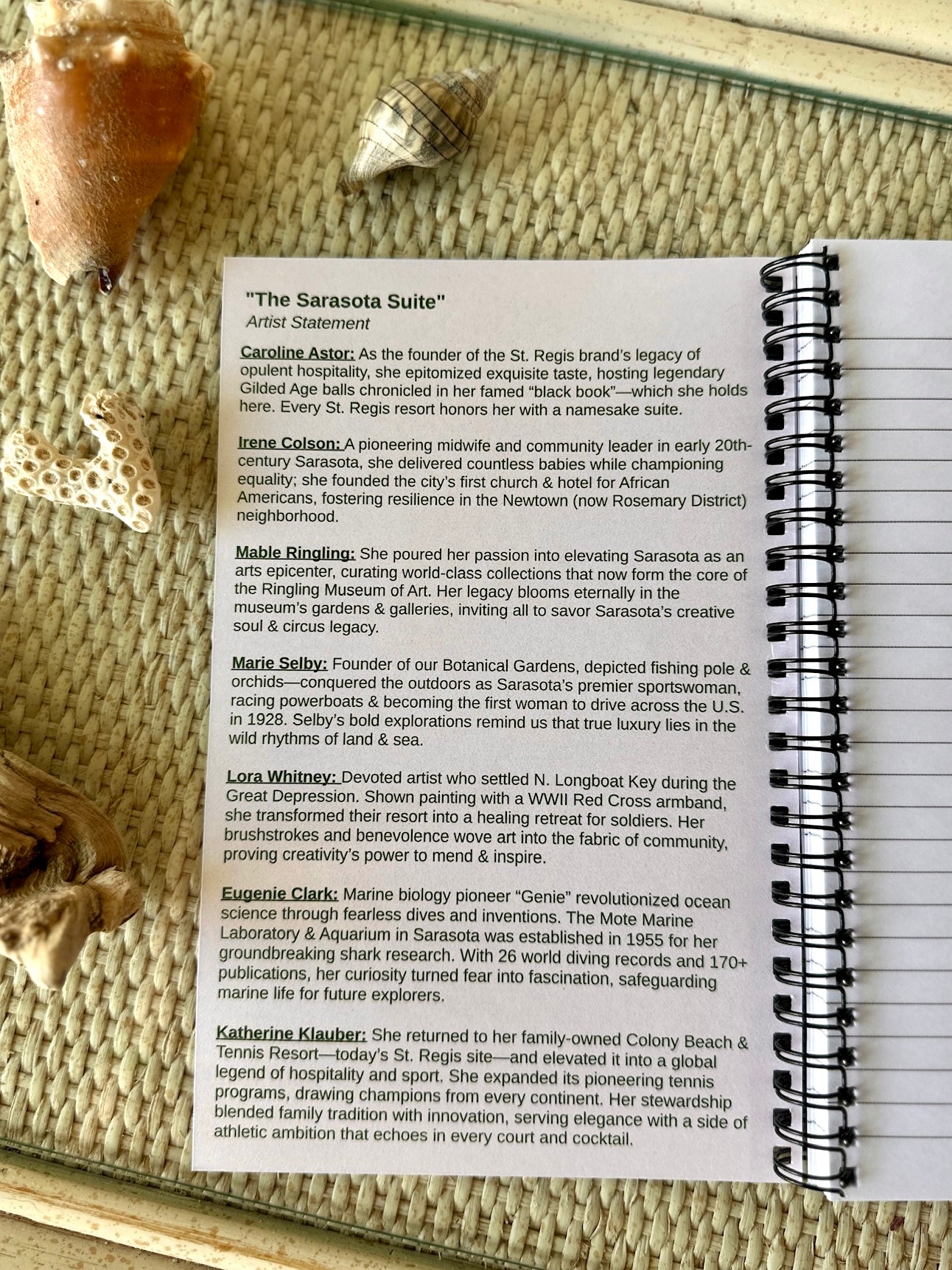 "The Matriarchs" Notebook