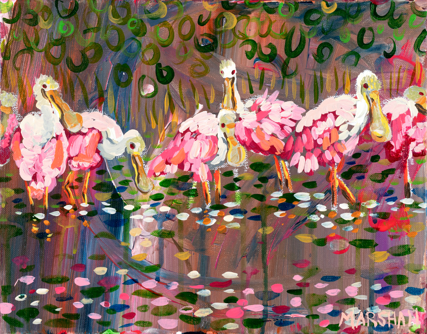 "Roseate Revelry" Fine Art Print