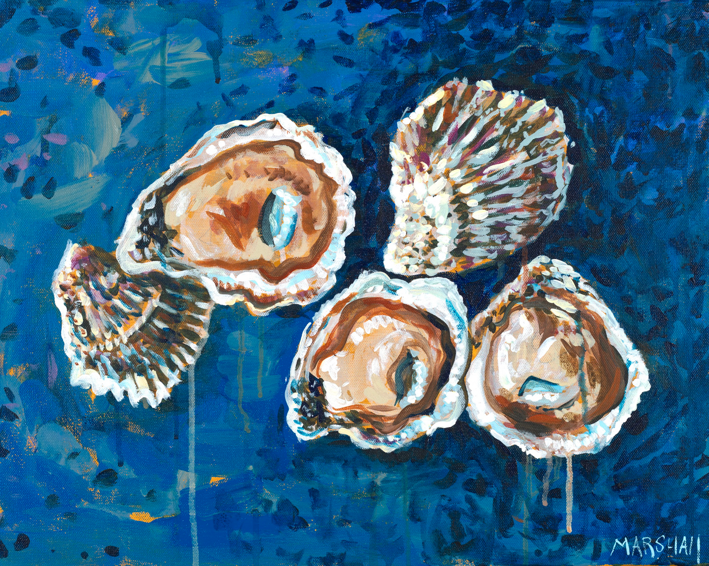 "Sapphire Shucks" Fine Art Print